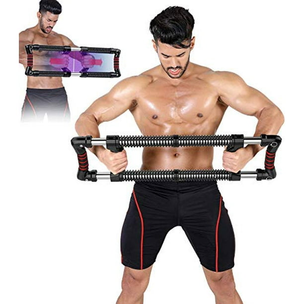 Chest Expander Workout Equipment Black 2817 at Home Personal Gym Fitness Upper Body Arm Shoulder Exercise Training Muscle and Strength Builder. EAST MOUNT Push Down Bar Machine Chest Expander Workout Equipment Black 2817 at Home Personal Gym Fitness Upper Body Arm Shoulder Exercise Training Muscle and Strength Builder. EAST MOUNT Push Down Bar Machine